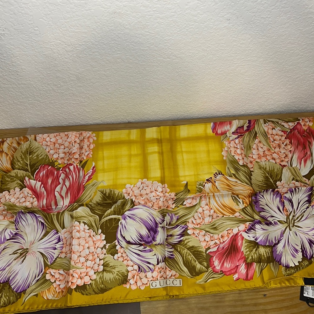 Gucci Silk Square Scarf